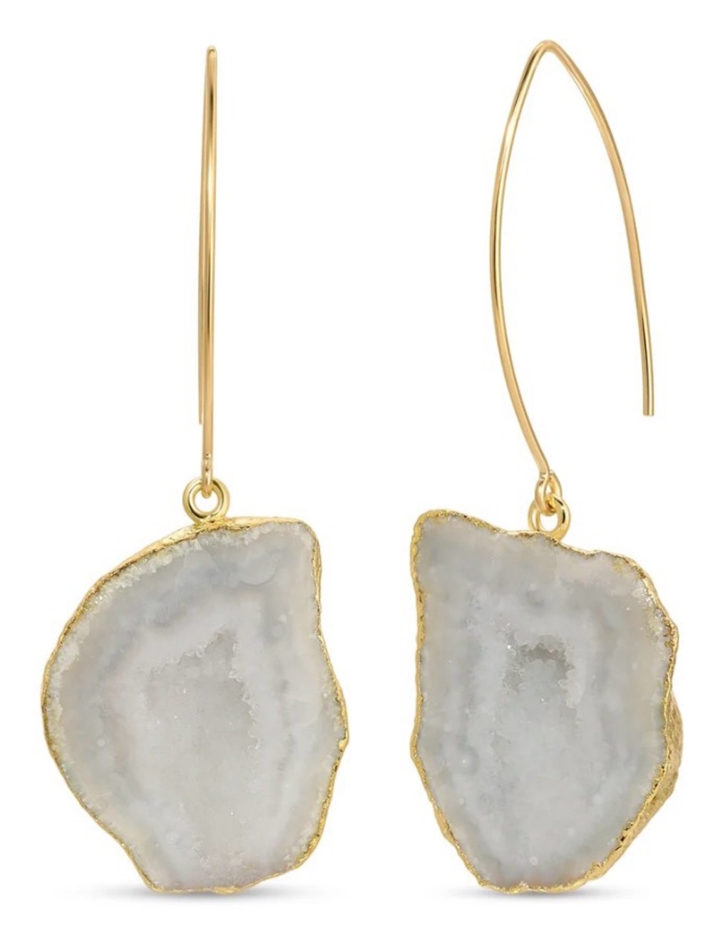 Meghan Bo Designs | White Geode Earring NWT